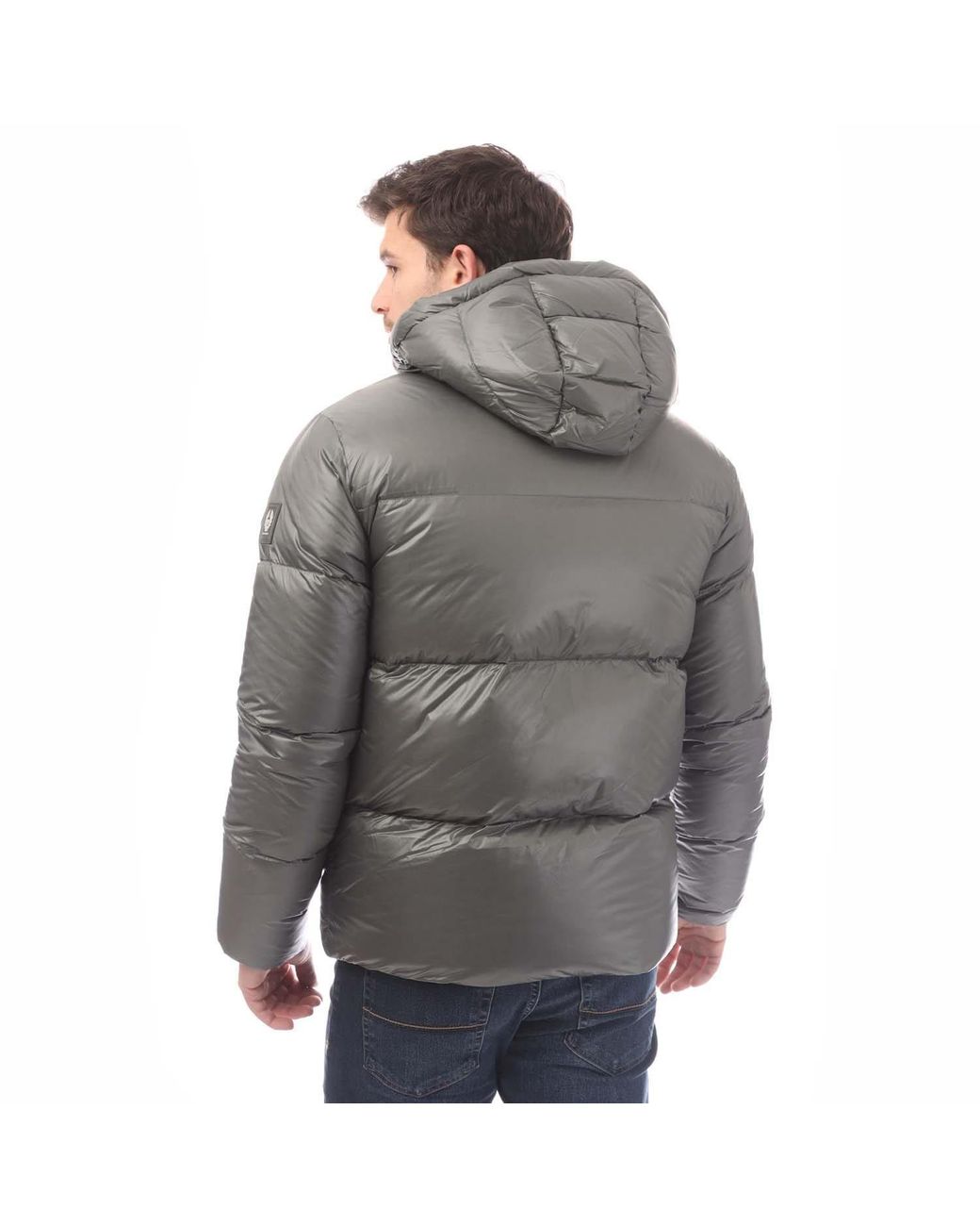 Belstaff Gray Down Filled Ripstop Resolve Jacket for men