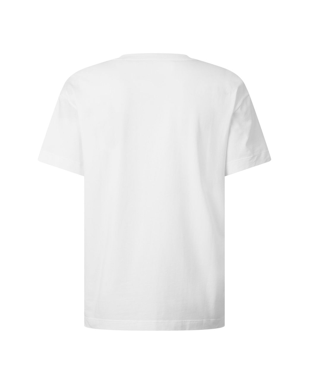 HUGO White Short Sleeve T-Shirt With Logo Detail for men