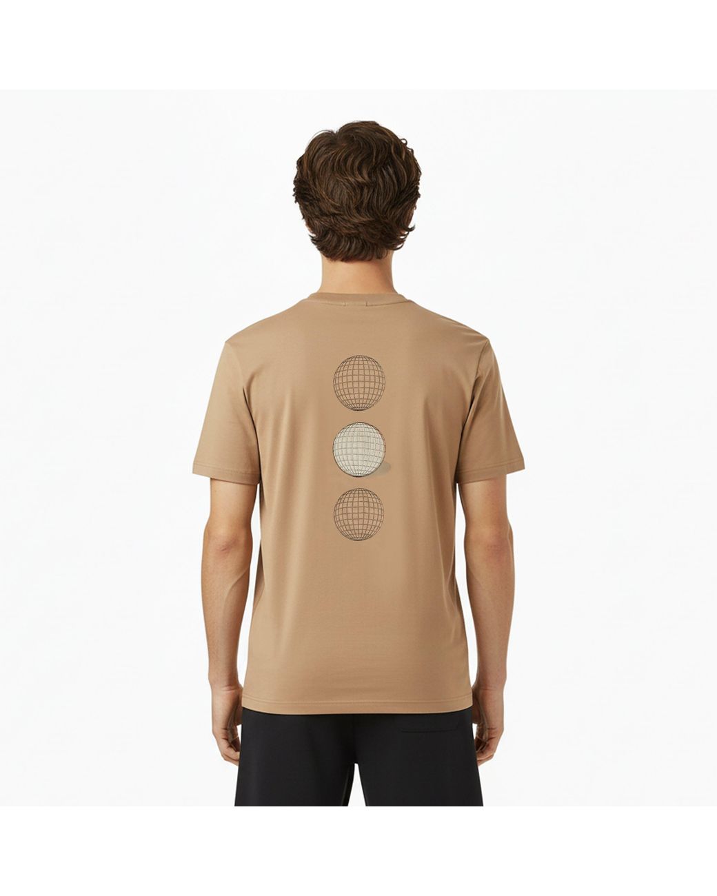 Boss Natural Golf Terrace Short Sleeve Top With Unique Front & Back Detail for men