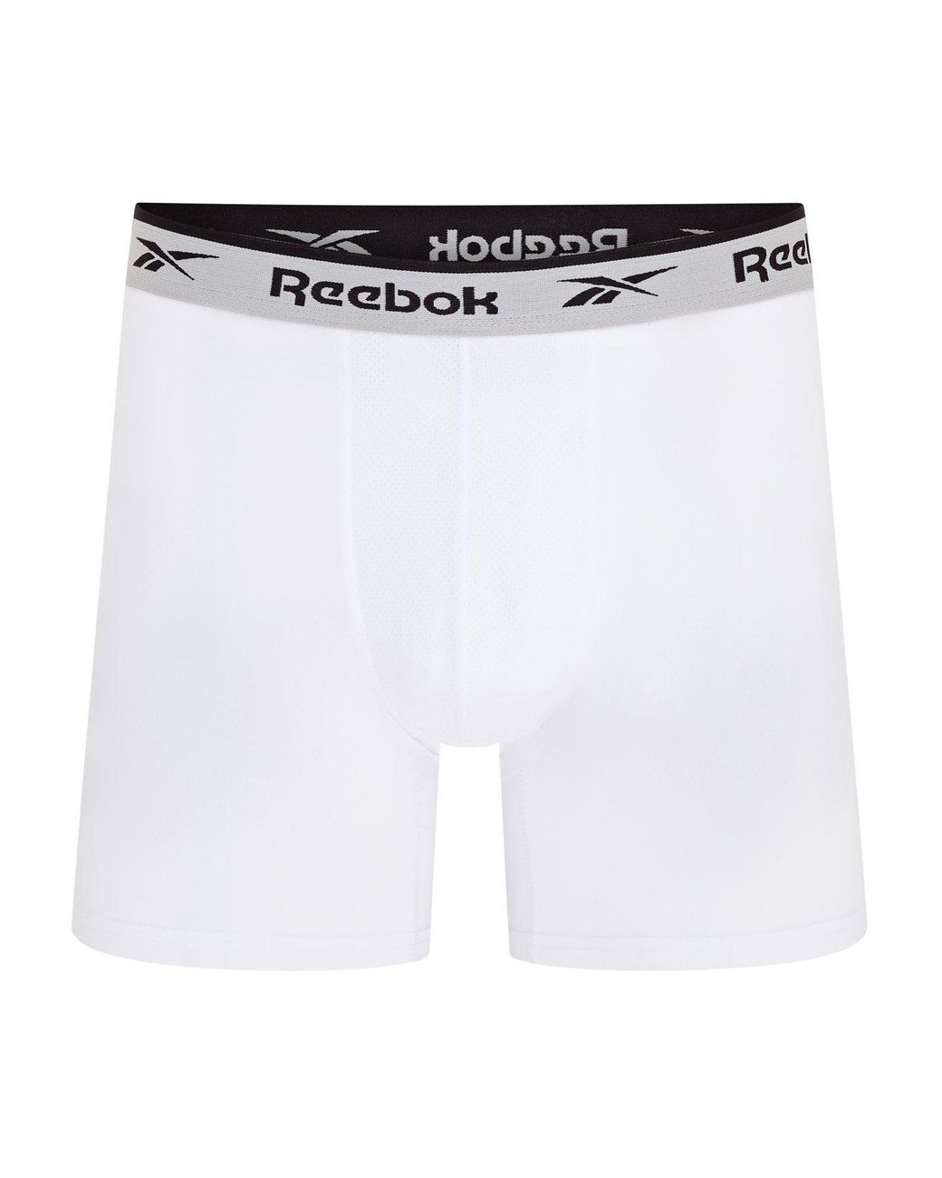 Reebok Gray 3 Pack Performance Boxer Shorts for men
