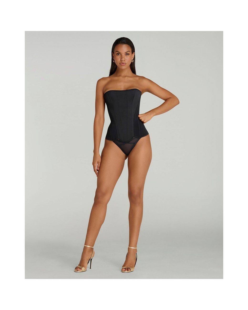 Agent Provocateur Black Scarlie Corset