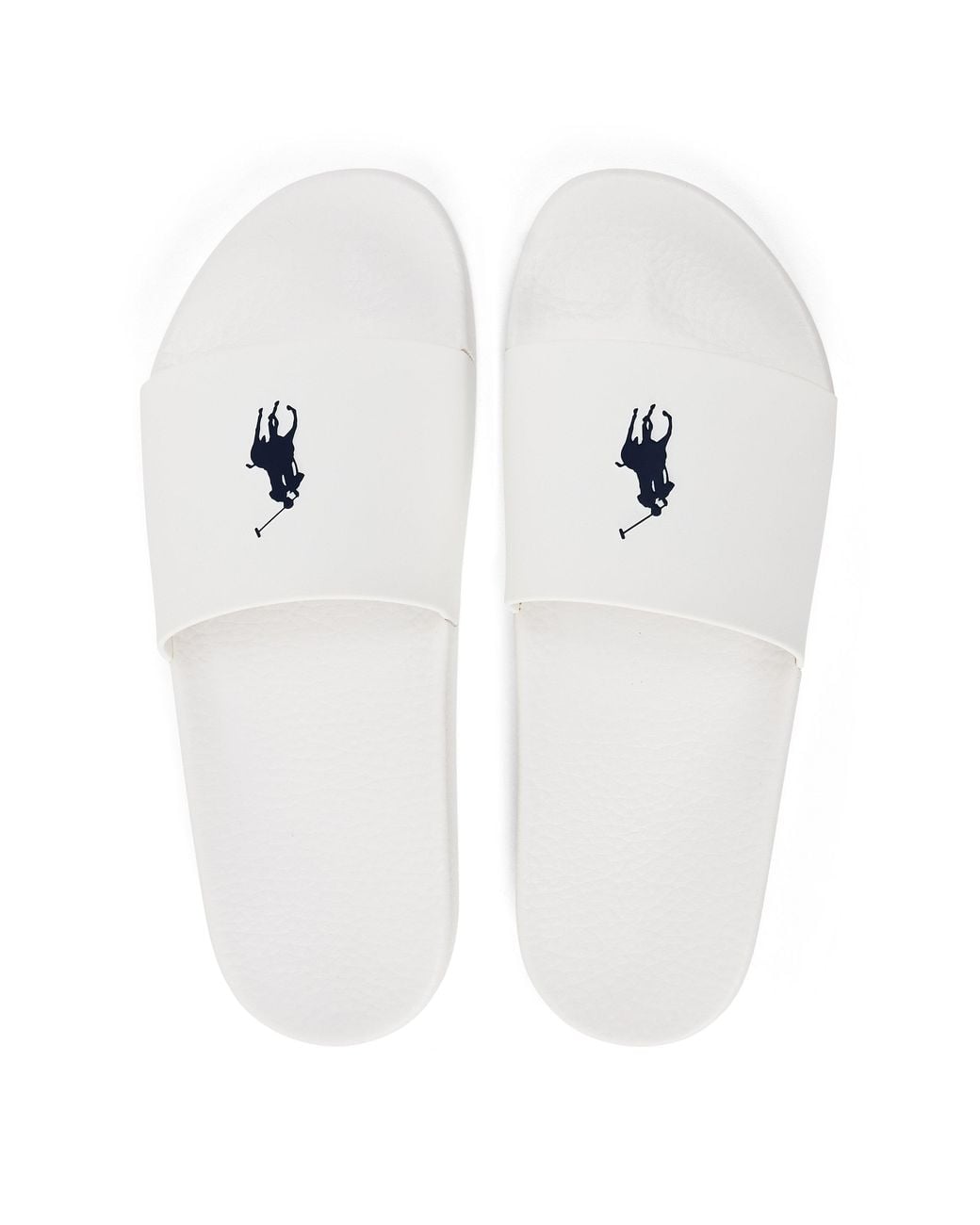Polo Ralph Lauren White Pool Slides for men