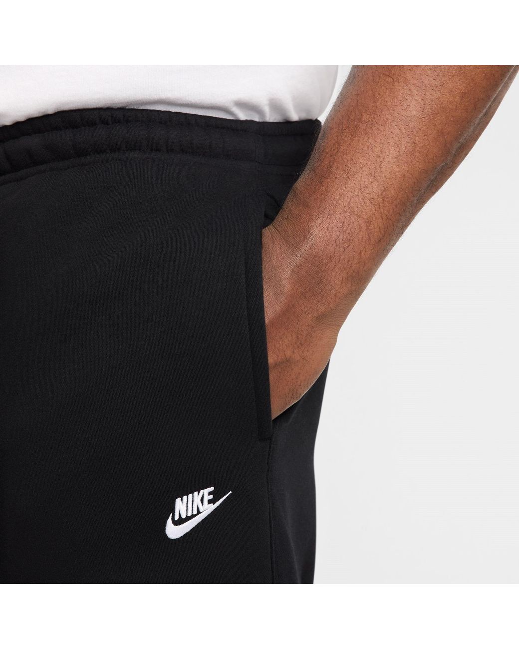 Nike Black Sportswear Club Fleece Cargo Pants for men