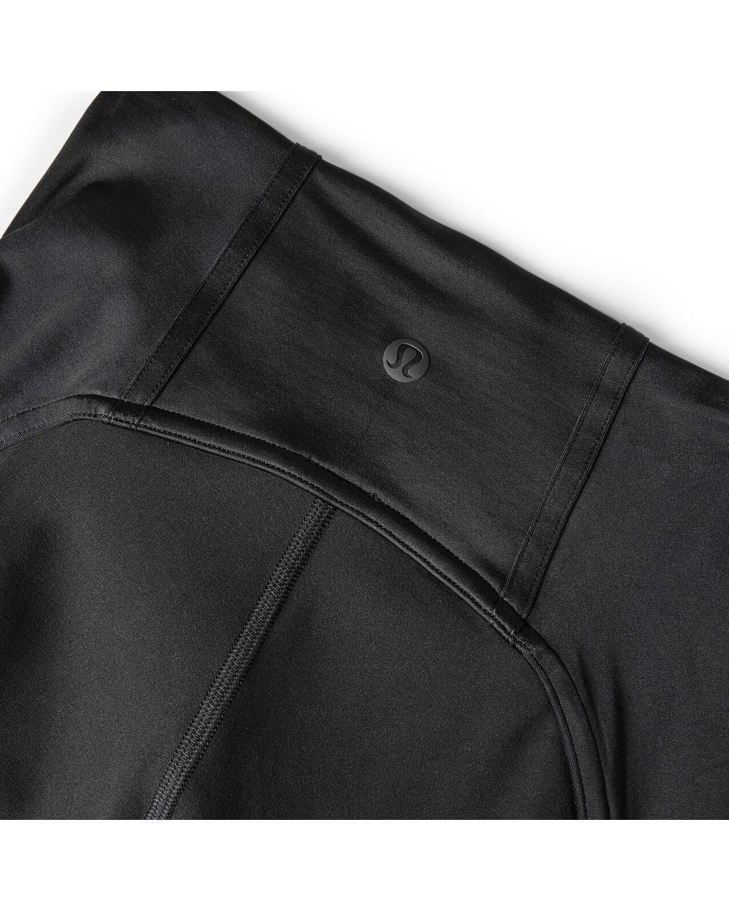 lululemon athletica Black Align 25 Satin High-Waisted Gym Leggings