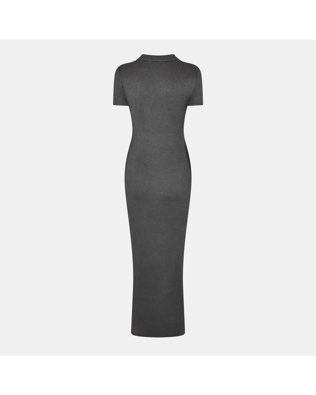 Jack Wills Gray Travelrib Maxi Knitted Jumper Dress