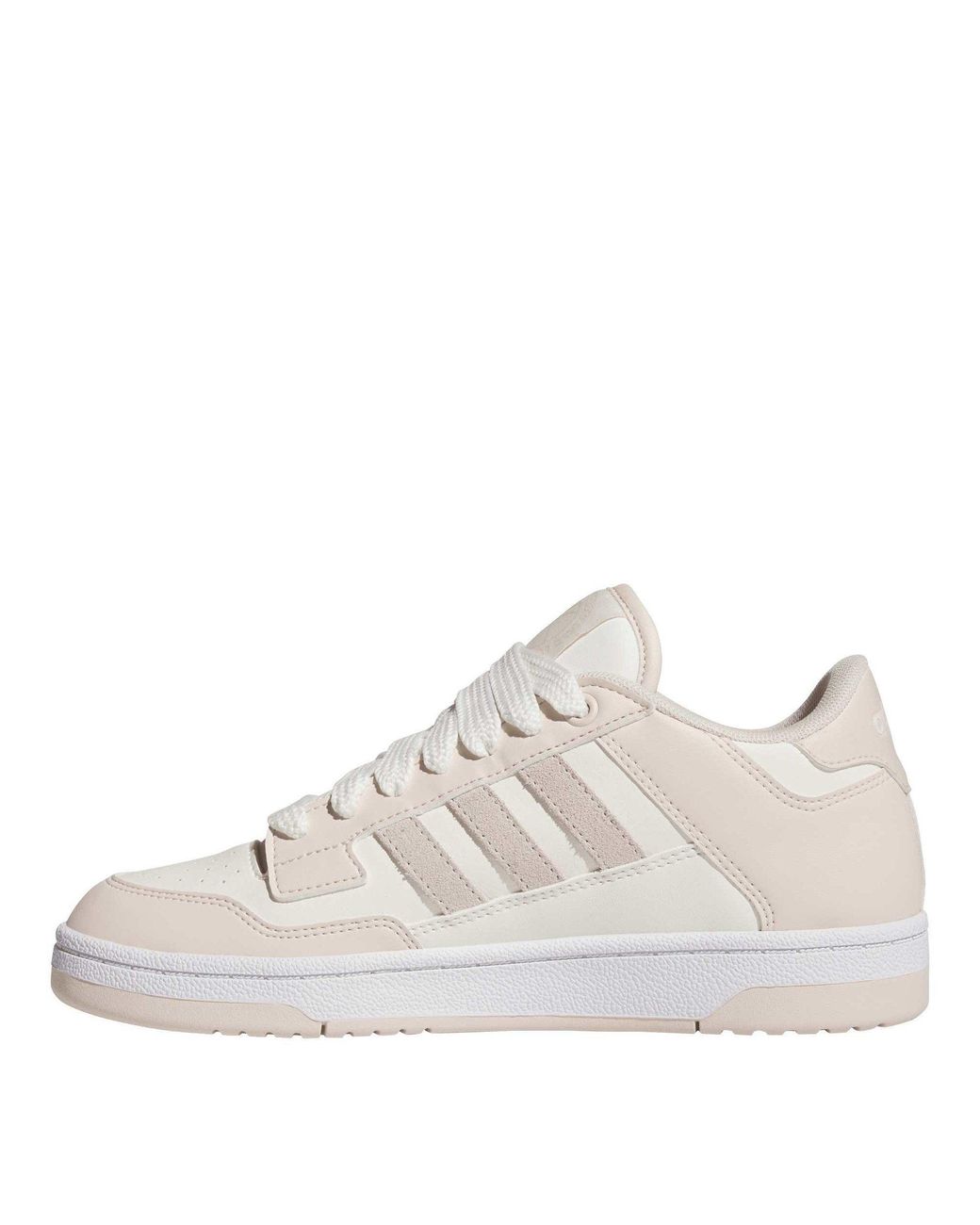 Adidas White Rapid Court Low W Trainers