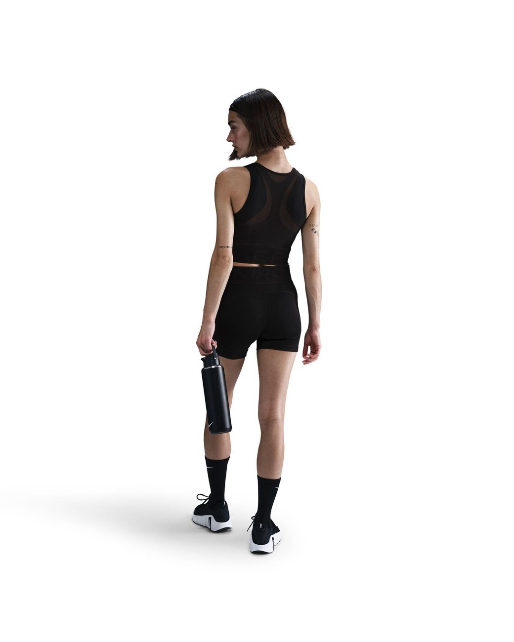 Nike Black W Np Df Crop Ta