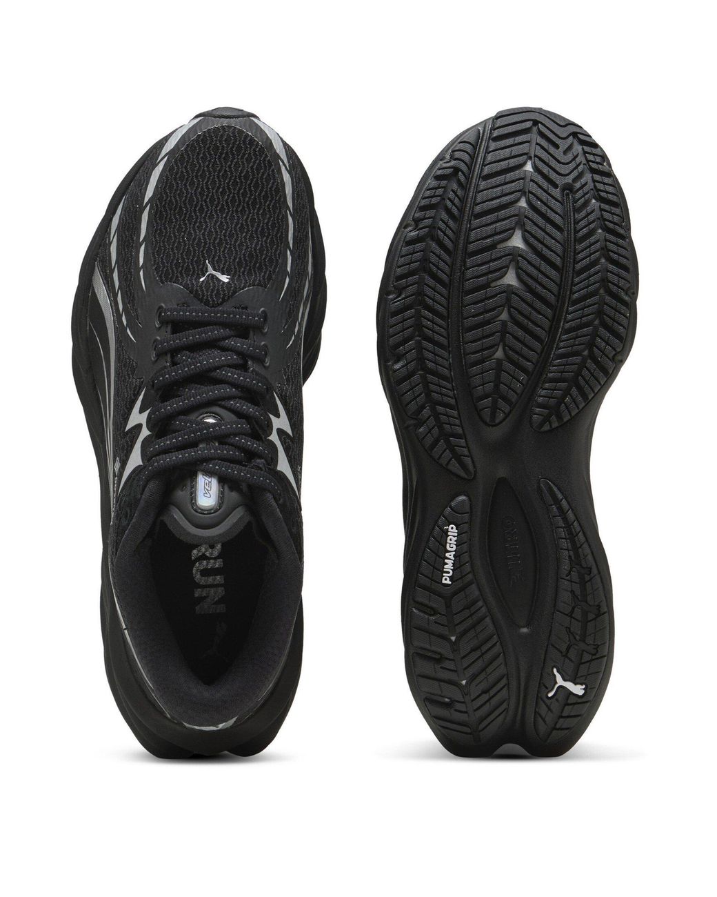 PUMA Black Velocity Nitro 4 Gore-Tex Waterproof Road Running Shoes