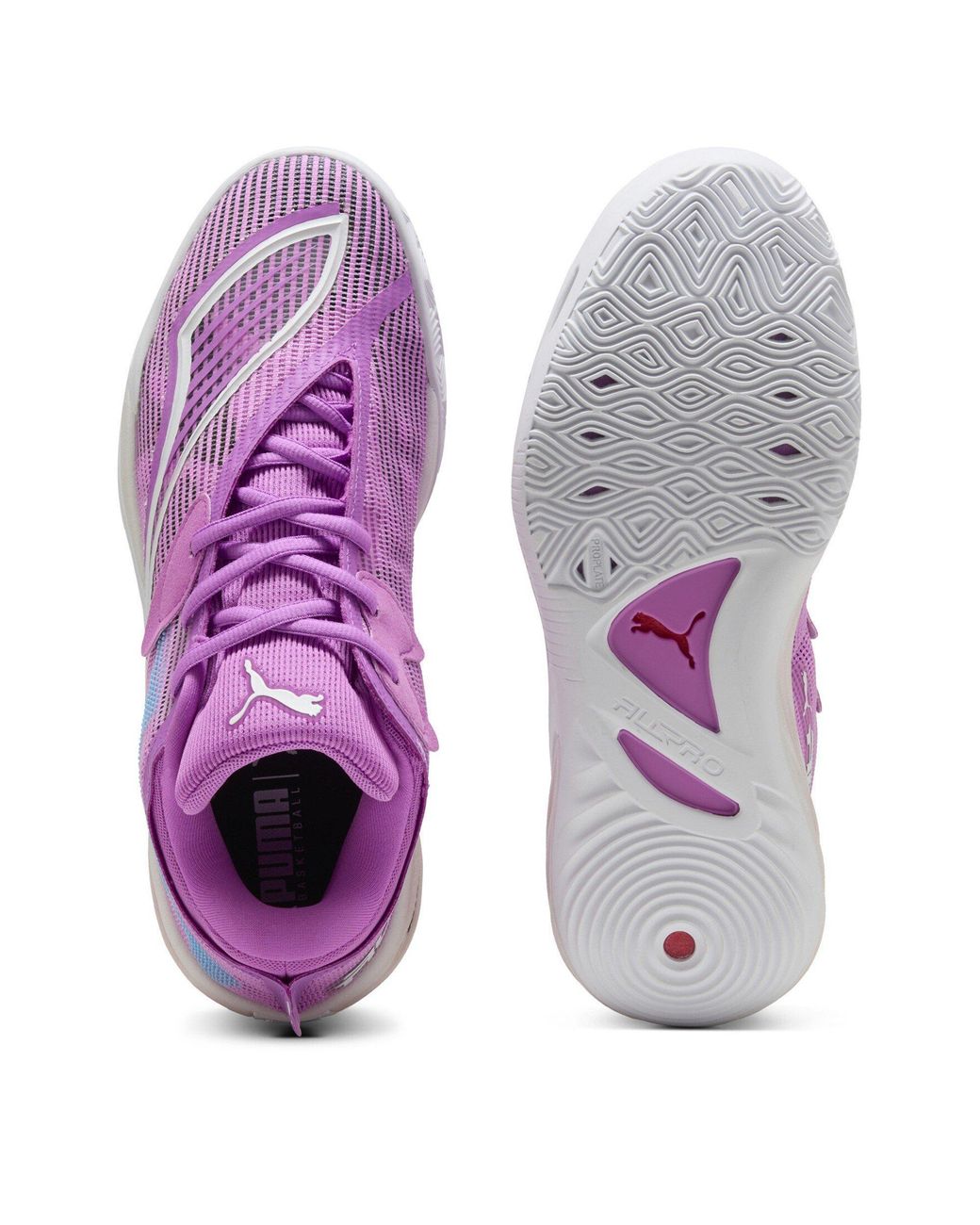 PUMA Purple All Pro Nitro 2 Basketball Trainers for men