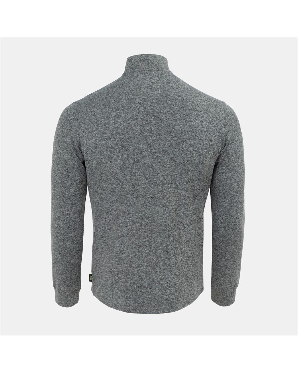 Slazenger 1881 Gray Zip Golf Pullover Top for men