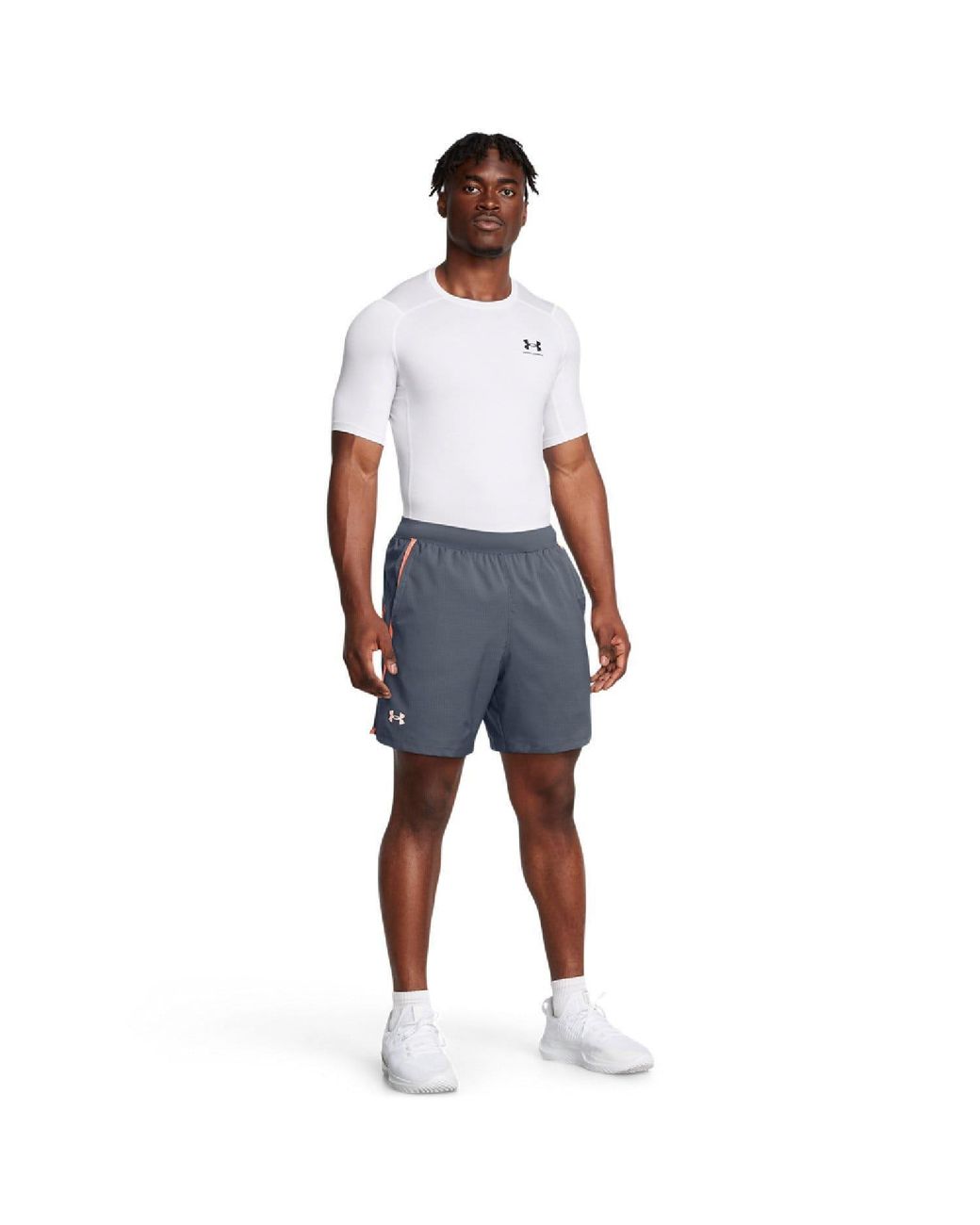 Under Armour Blue Launch Texture Shorts for men