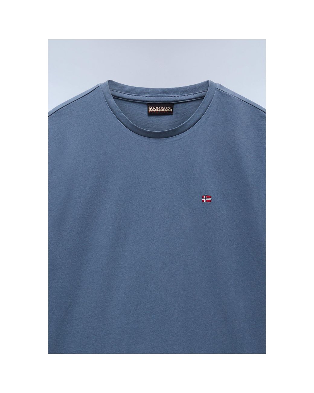 Napapijri Blue Salis Short Sleeve T-Shirt for men