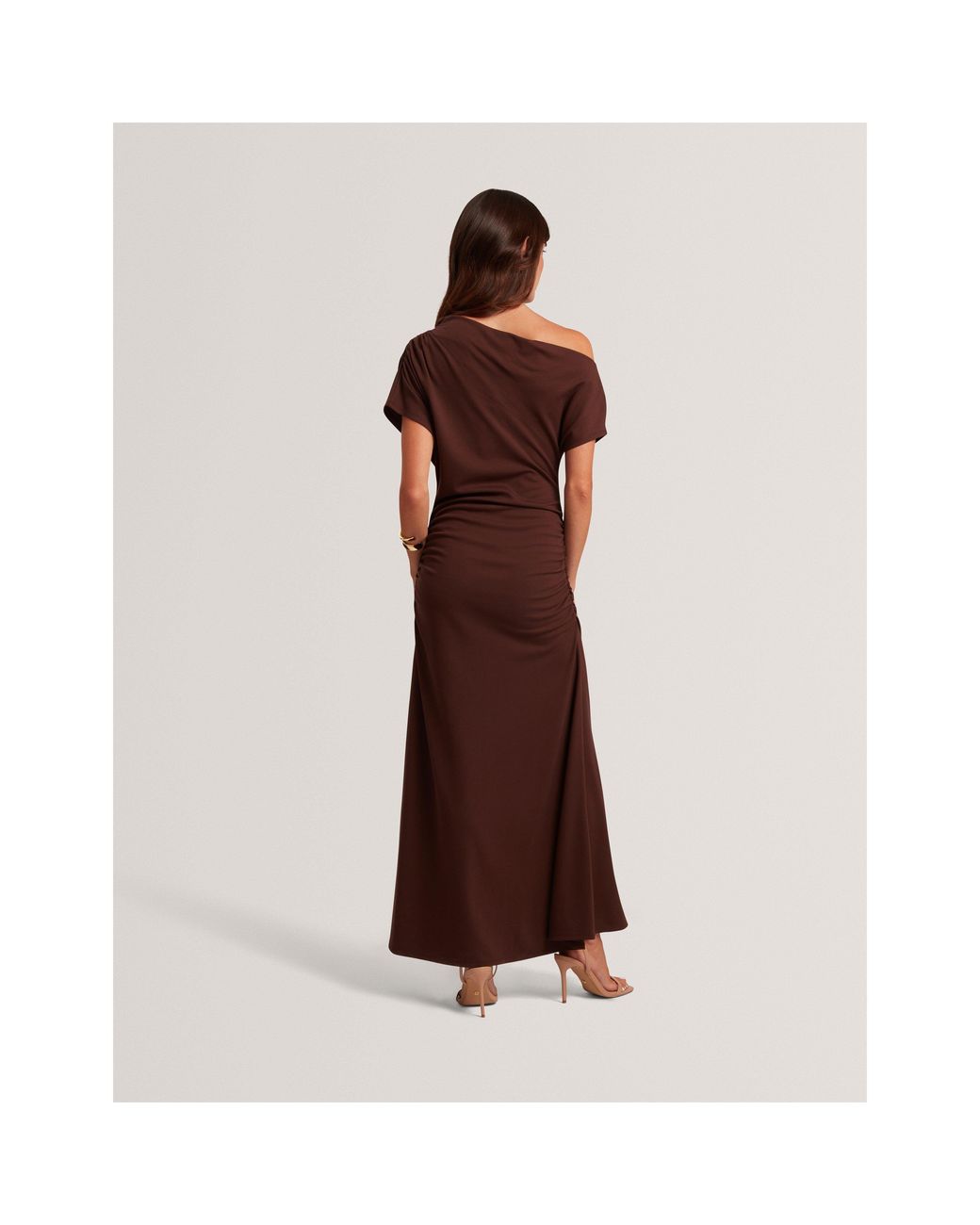 Ted Baker Brown Ted Jsy Midi Dress Ld64