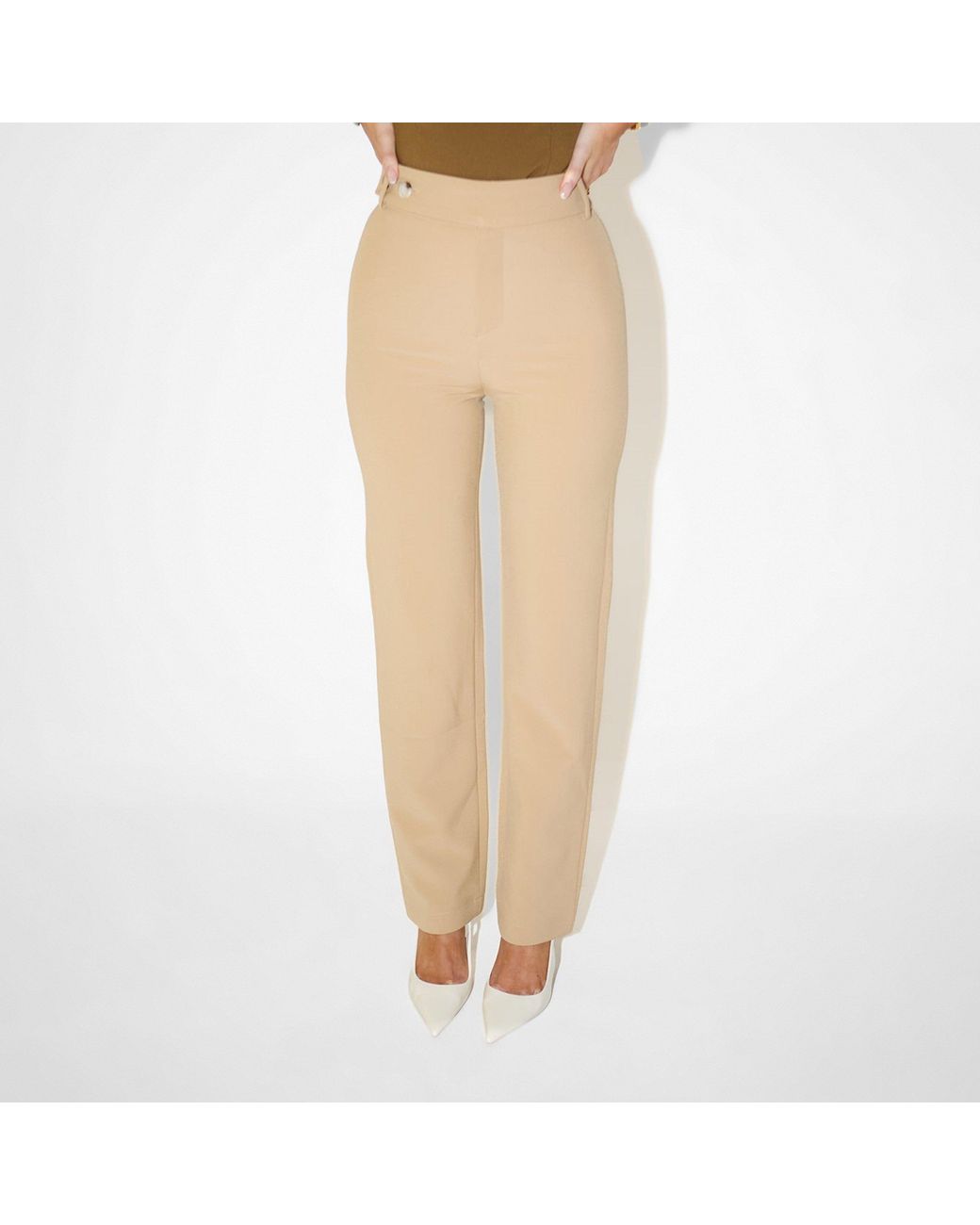 Odd Muse Natural The Ultimate Muse Straight Leg Trousers