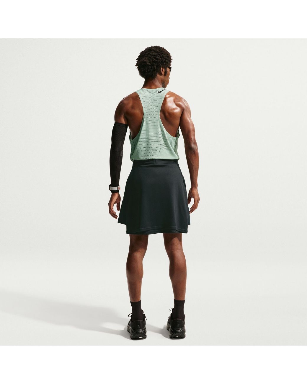 Nike Green Aeroswift Dri-Fit Adv Running Singlet for men