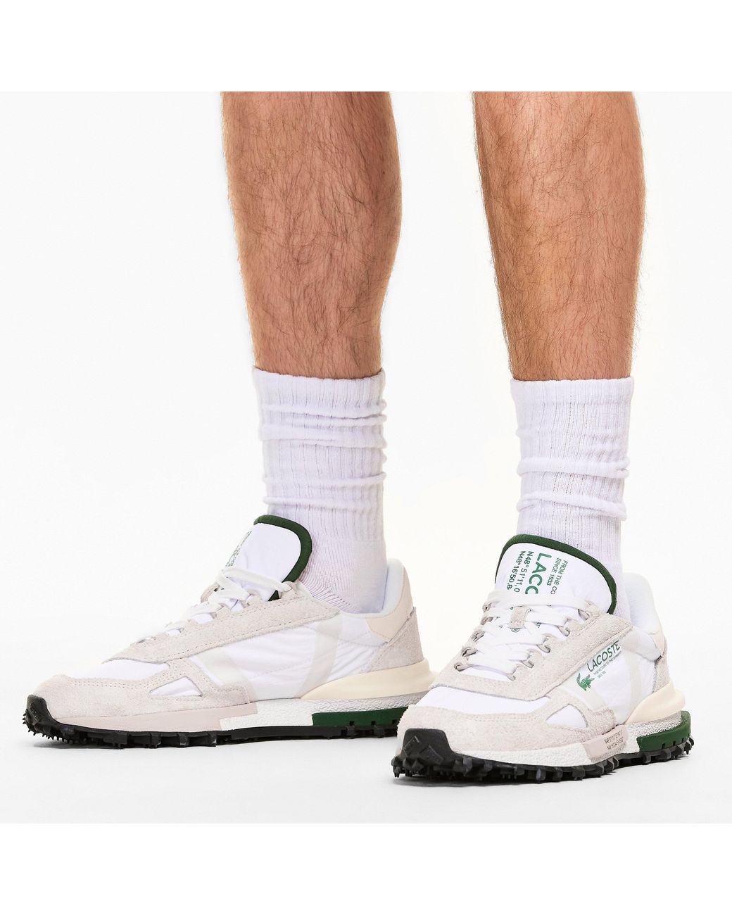 Lacoste White Elite Active Trainers for men