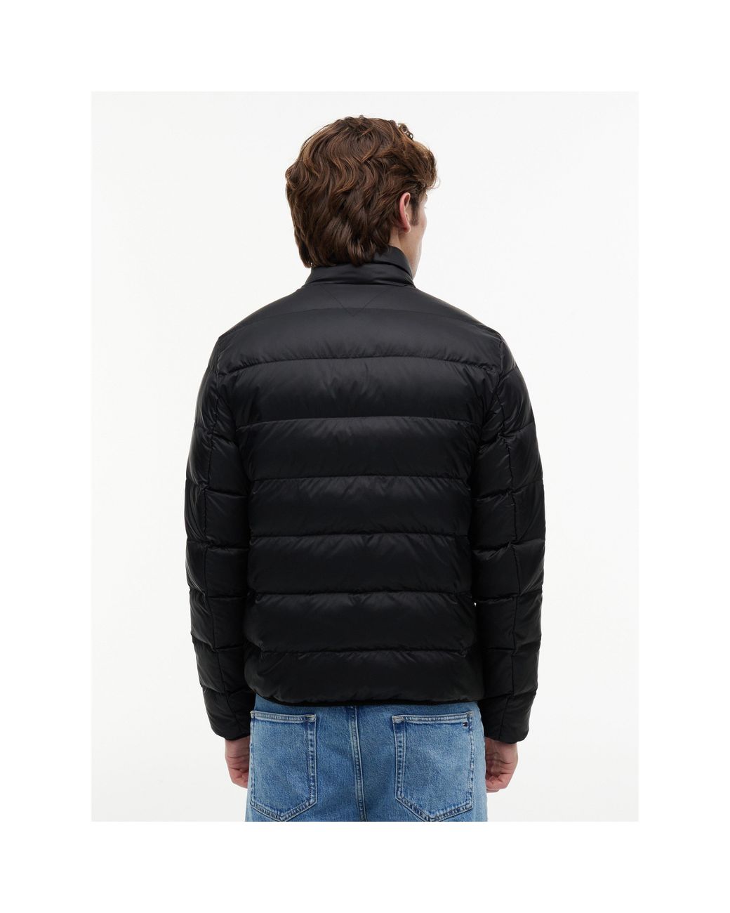 Tommy Hilfiger Black Packable Down Short-Puffer Jacket for men