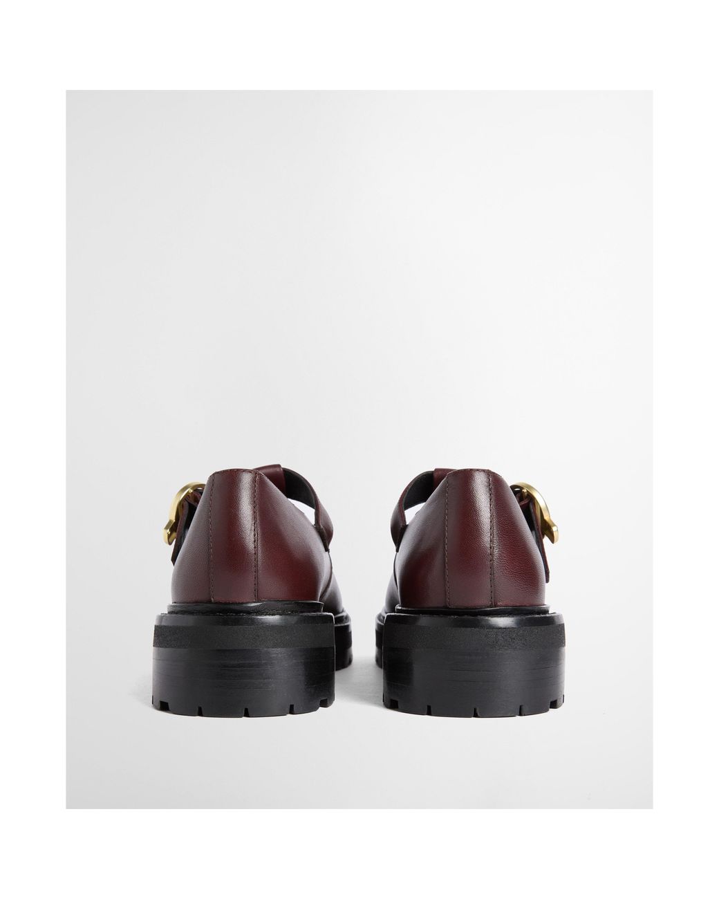 Barbour Brown Ryton Leather Mary Janes