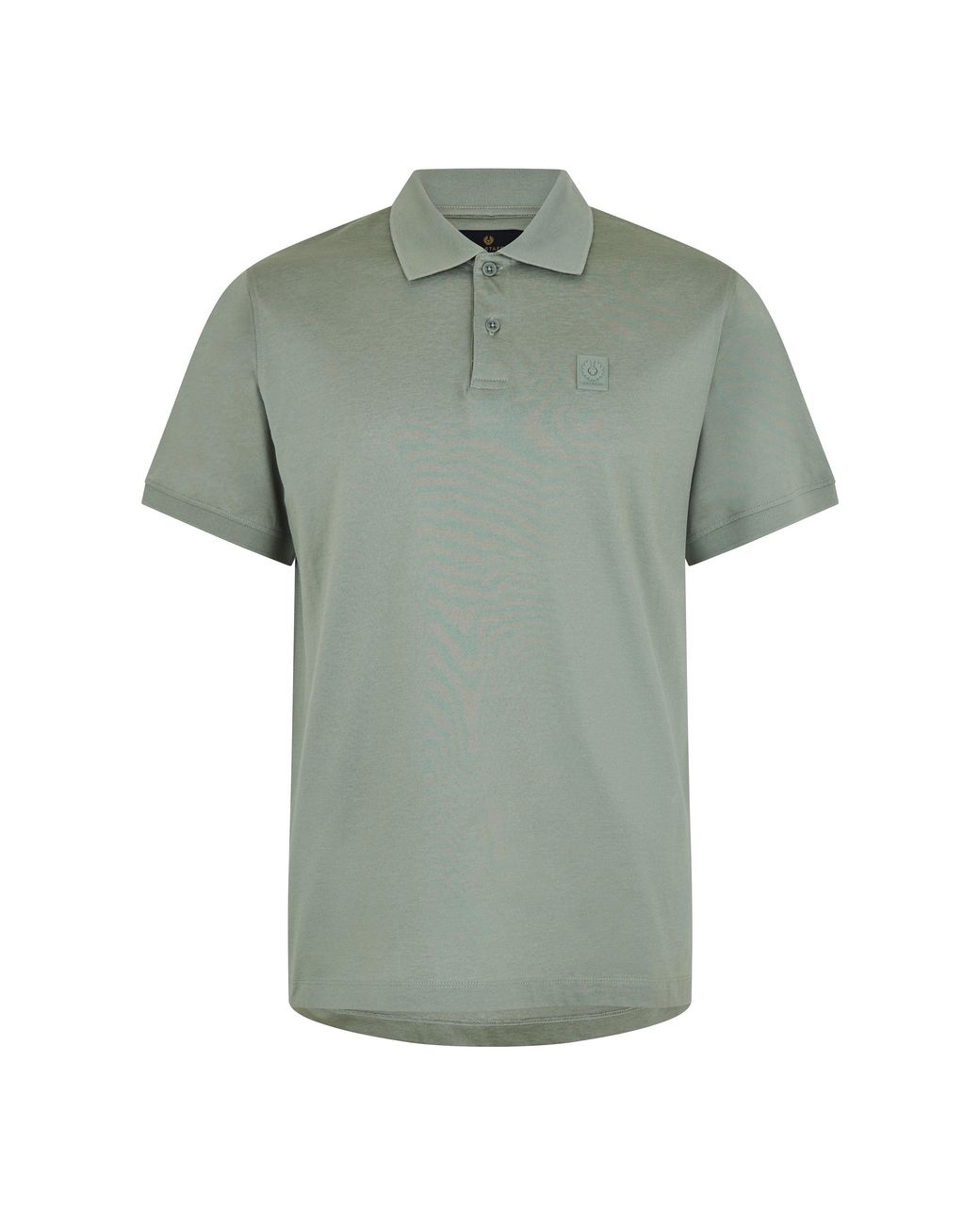 Belstaff Green Steel Short Sleeve Polo Shirt for men