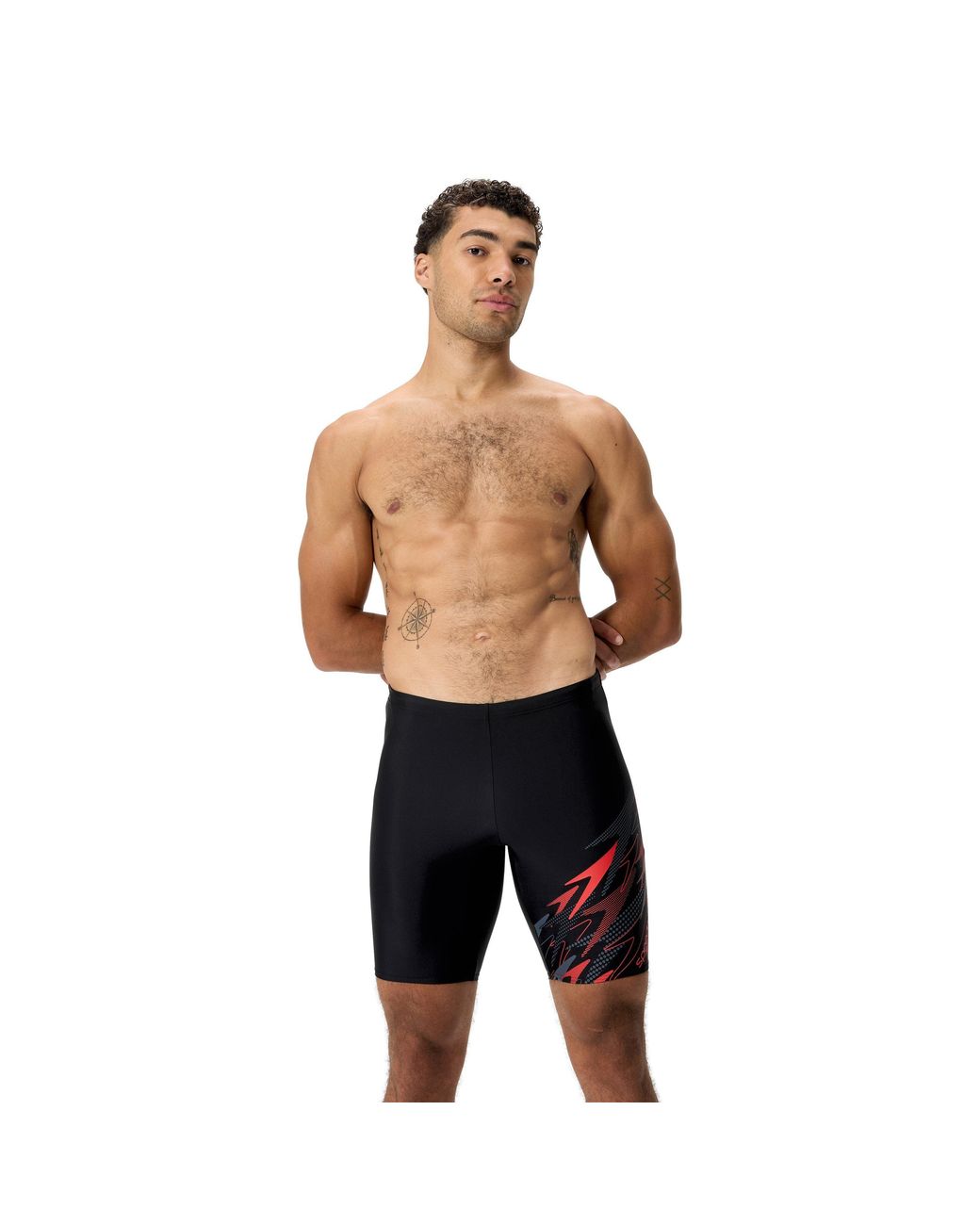 Speedo Black Medium Long Jam Jammers for men