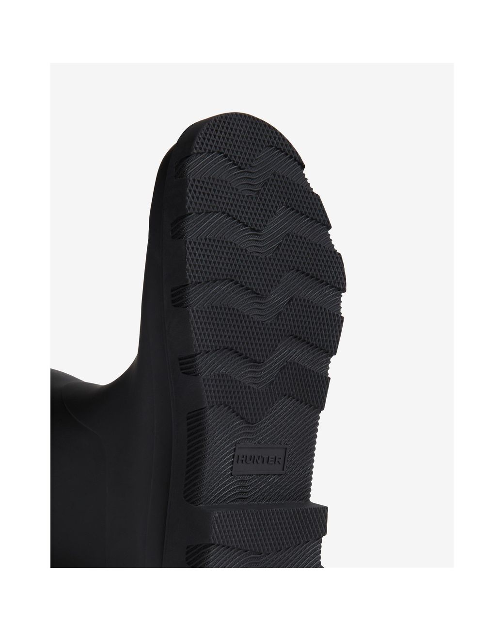 Hunter Black Downpour Tall Wellingtons for men