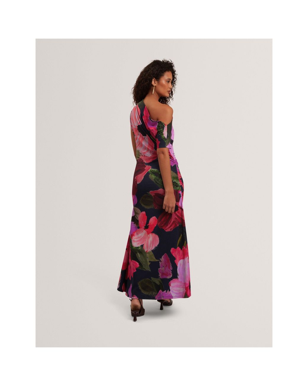 Ted Baker Purple Ted Midi Dress Ld71