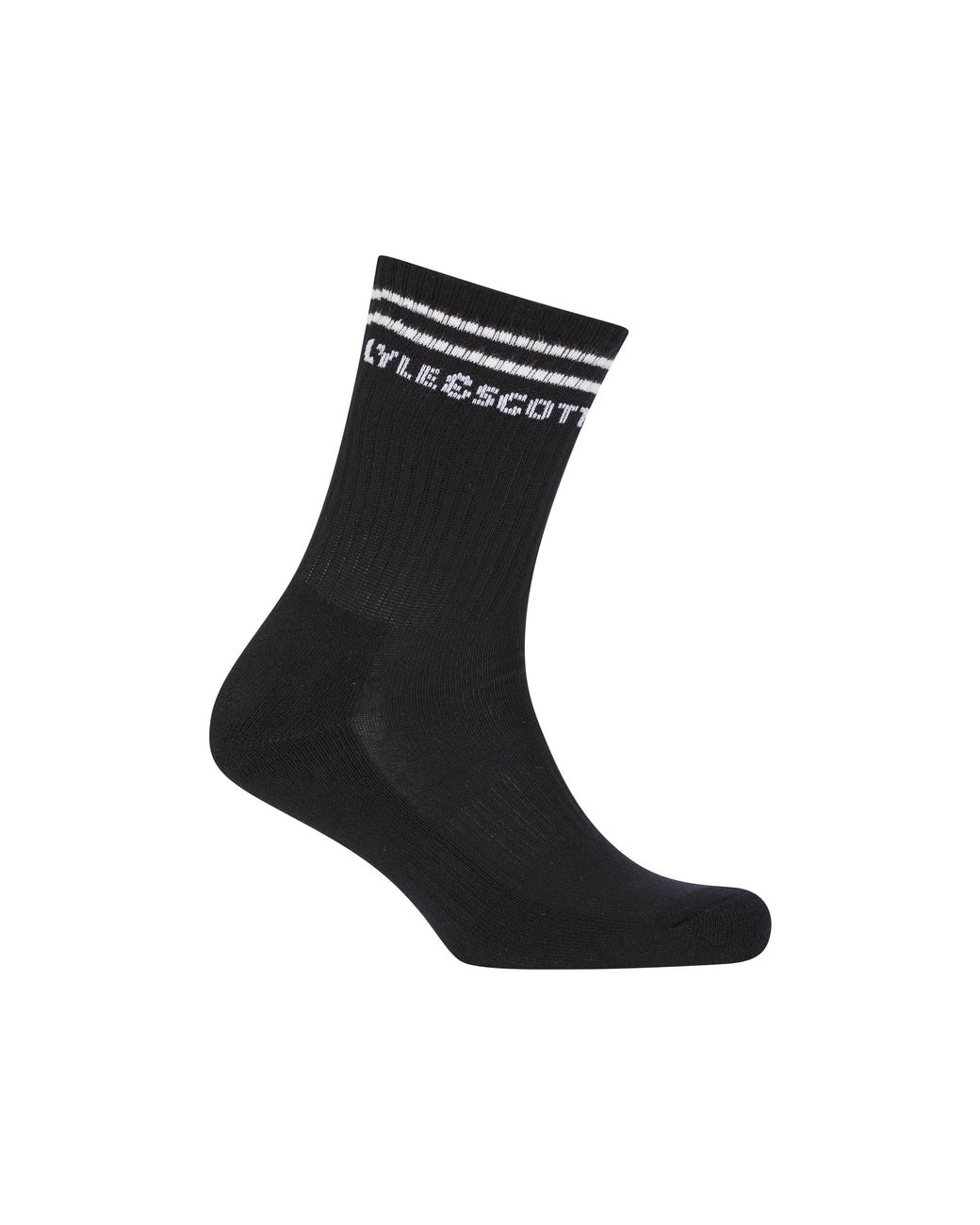 Lyle & Scott Black Reinforced Work Socks for men