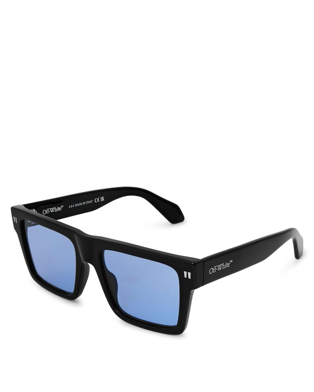 Off-White c/o Virgil Abloh Blue Uv Protection Round Sunglasses