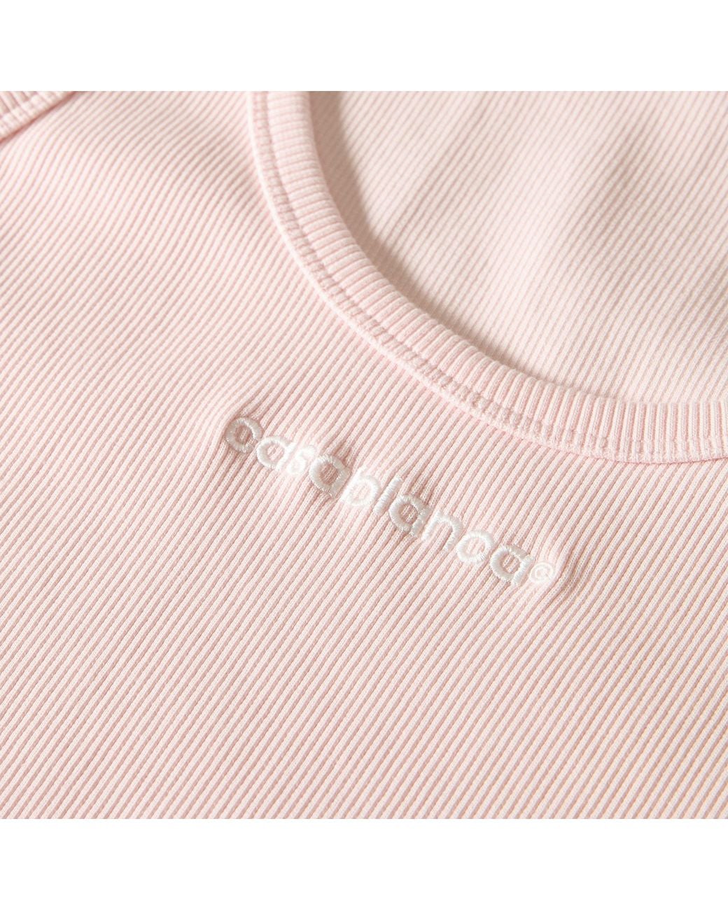Casablanca Pink Cotton Ribbed Slim-Fit Racer-Back Vest