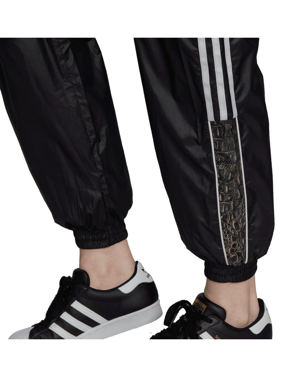 Adidas Originals Black Closed Hem Fleece Joggers