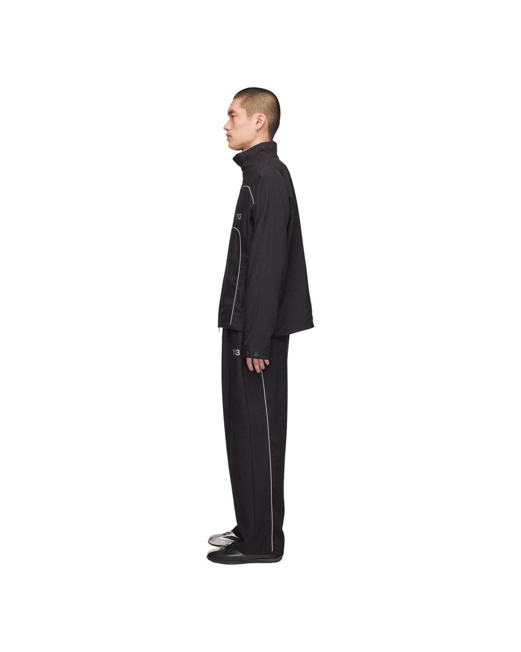 Y-3 Black Mercedes Track Jacket for men
