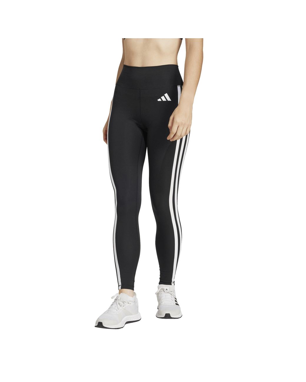 Adidas Black Techfit 3-Stripes 7/8 Leggings