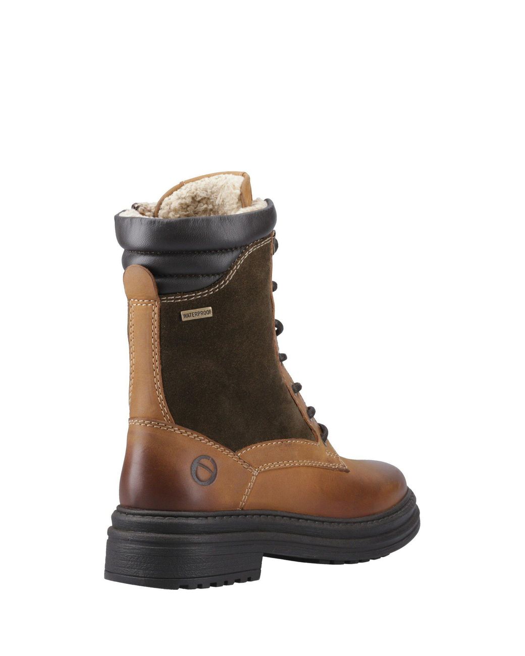 Cotswold Brown Lacock Waterproof Leather Ankle Boots