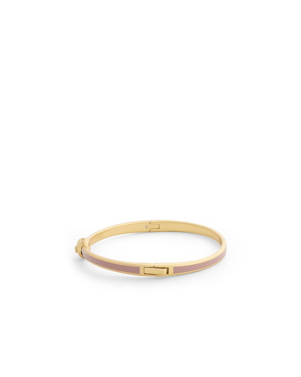 COACH Metallic Heart Enamel Thin Hinged Bangle