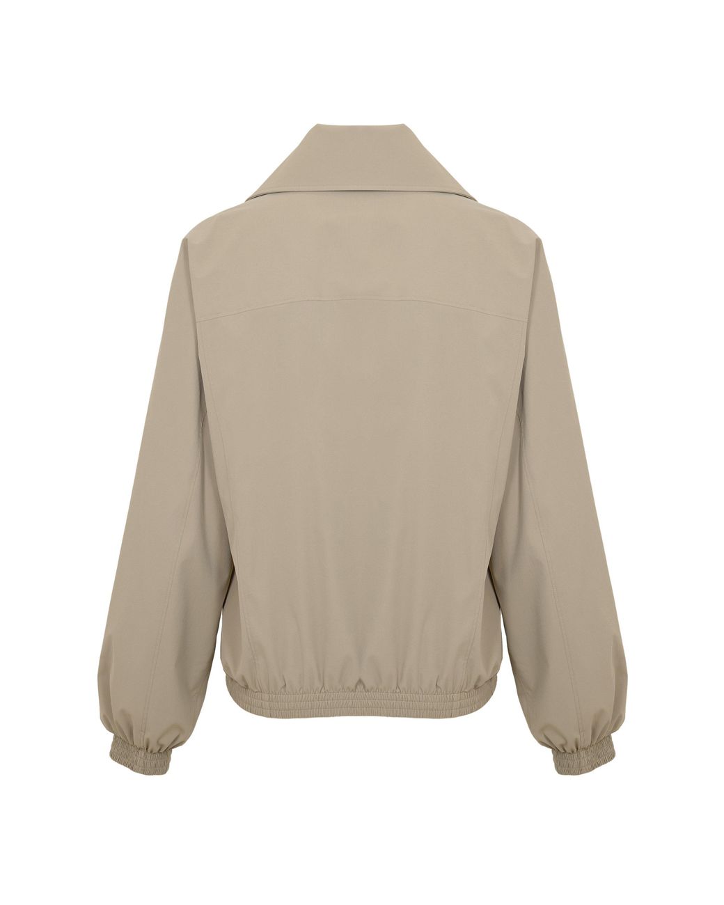 Balenciaga Green Bal High Collar Varsity Jacket