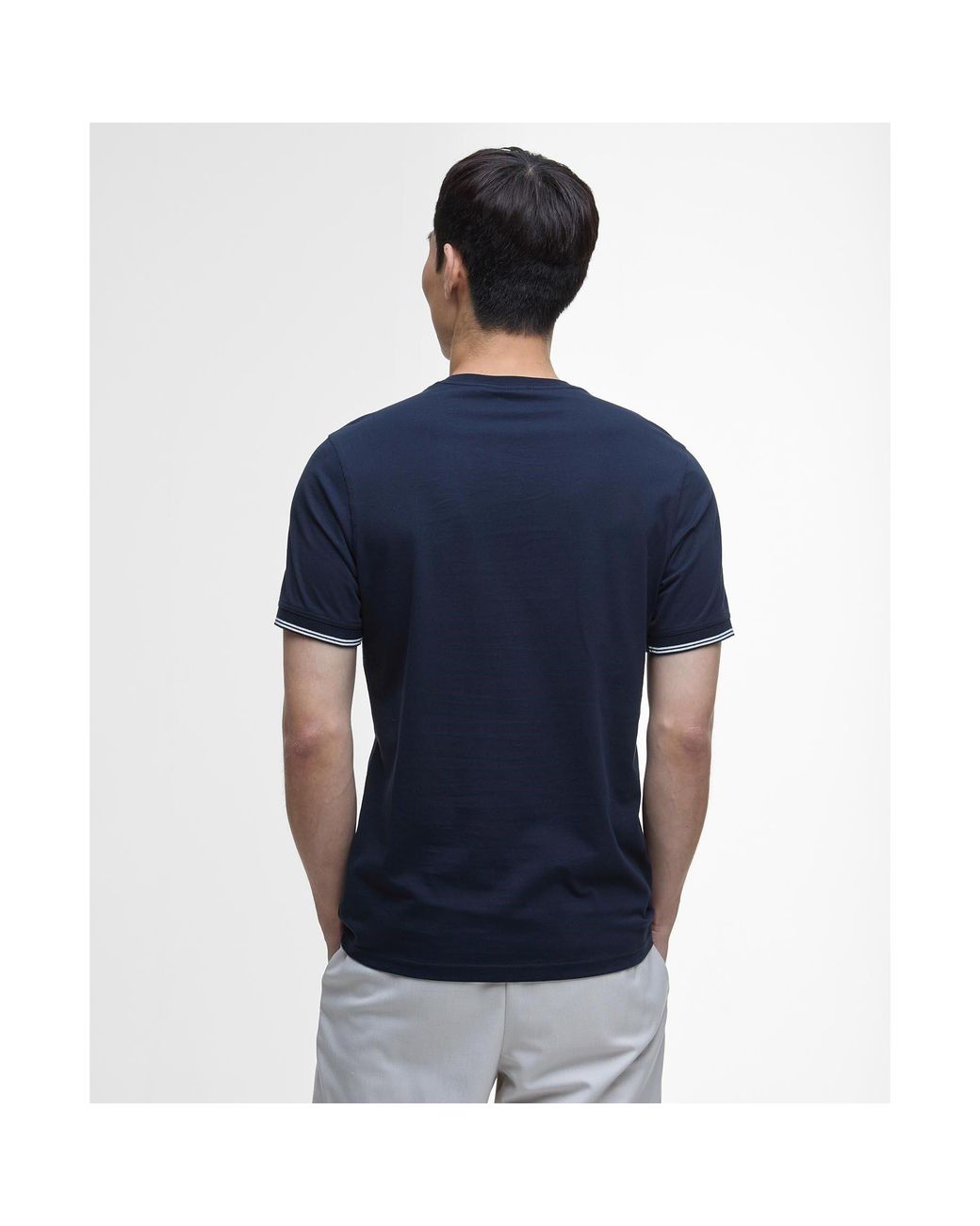 Barbour Black Philip Tipped T-Shirt for men