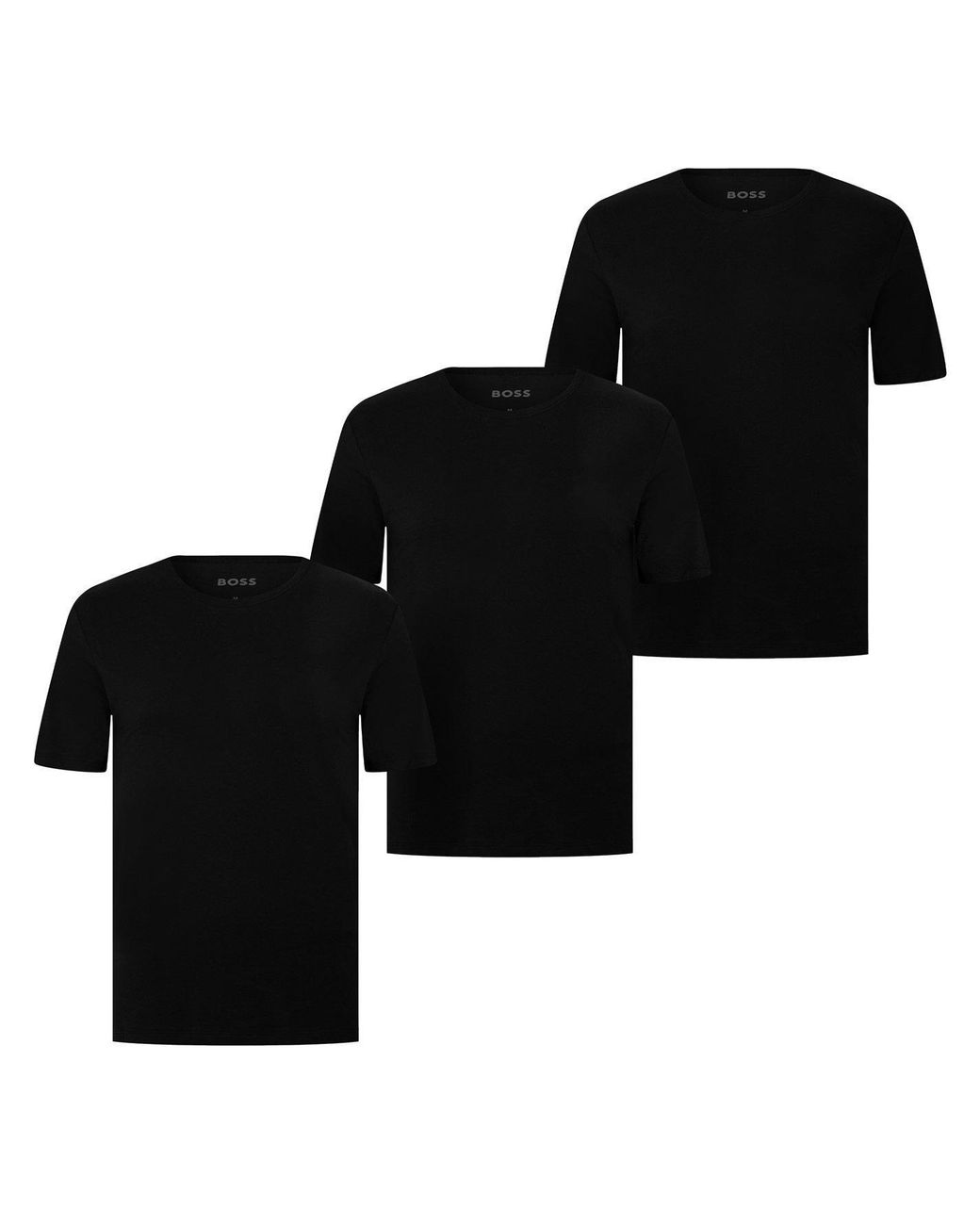 Boss Black Bodywear 3 Pack Premium Cotton T-Shirts for men