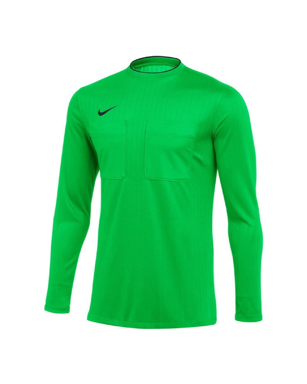 Nike Green Long-Sleeve Dri-Fit Crew-Neck Referee Shirt for men