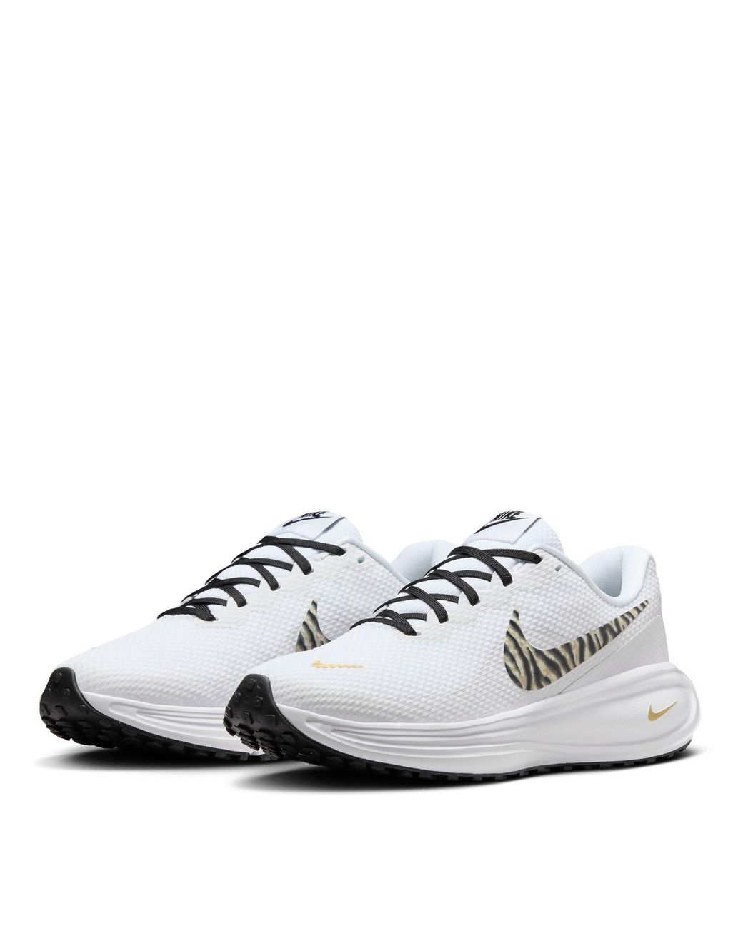 Nike White Revolution 8 Road Running Shoes