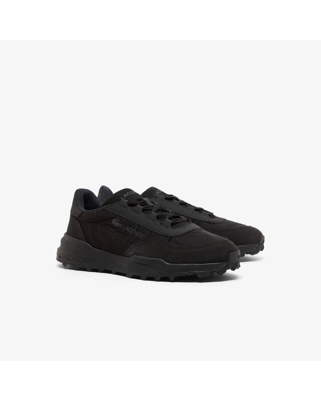 Lacoste Black Elite Actevo Runners for men