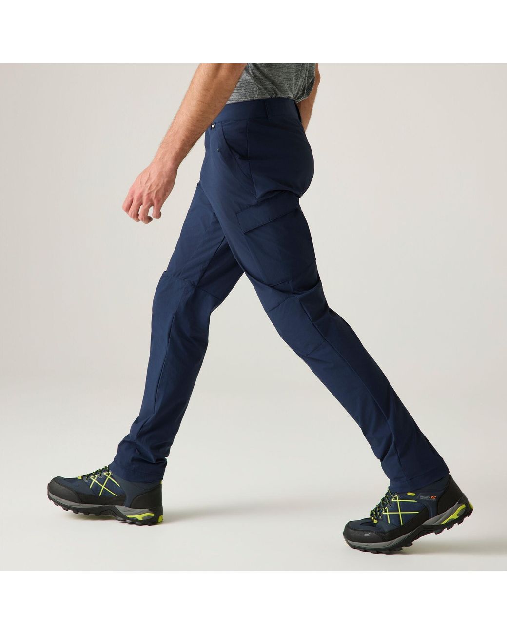Regatta Blue Anti-Insect Lightweight Isoflex Trousers for men