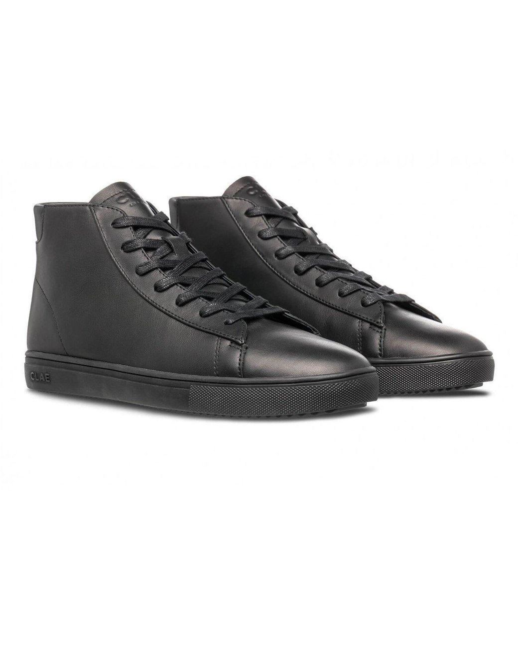 CLAE Black Adults Low-Top Trainers
