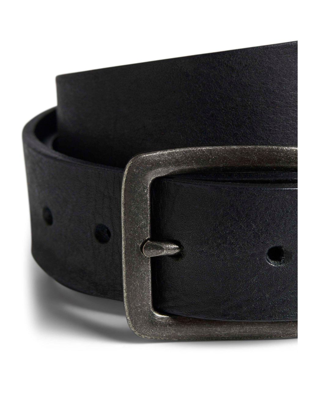 Jack & Jones Blue Victor Leather Belt for men