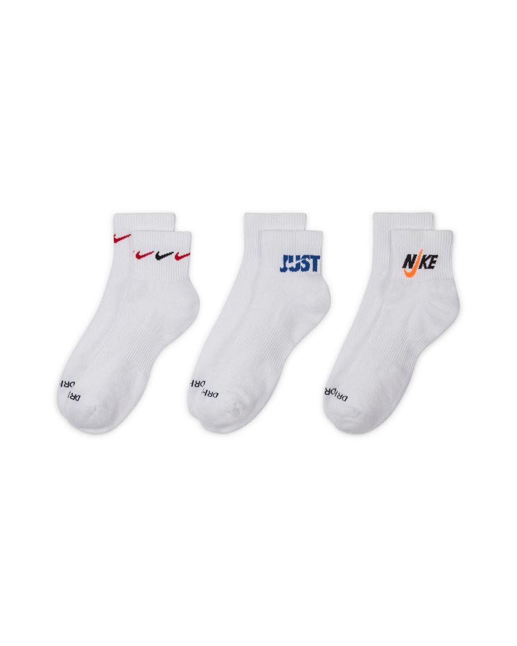 Nike White Everyday Plus Trainer Socks for men