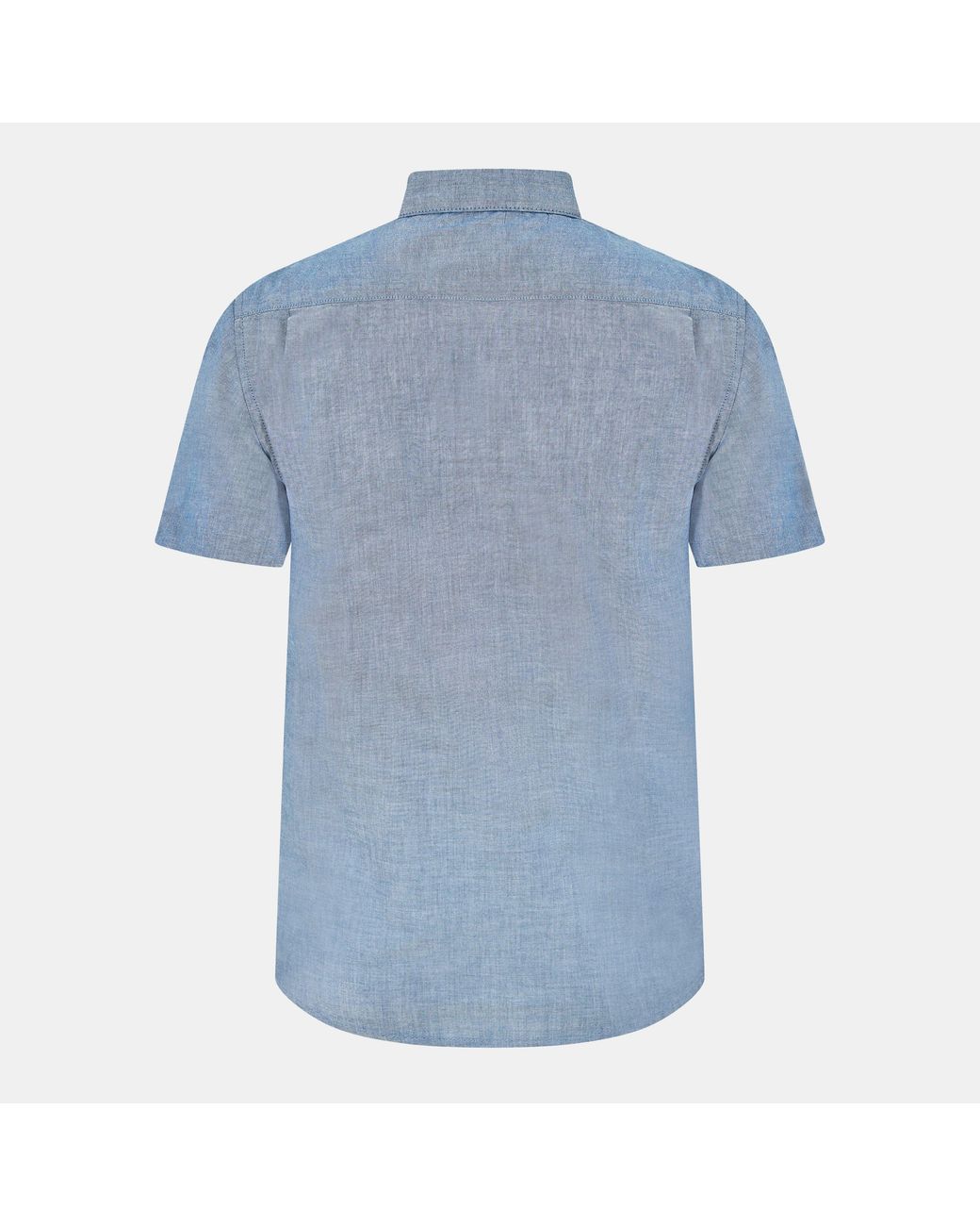 Peter Werth Blue Short Sleeve Plain Shirt for men