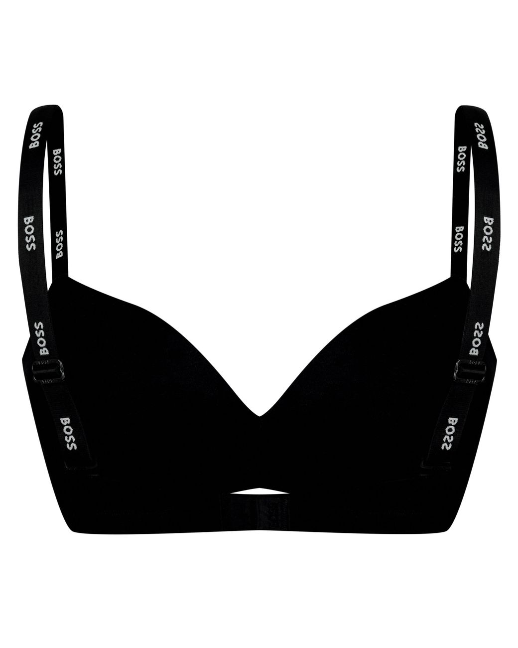 Boss Black Underwired Padded Bra With Adjustable Branded Straps