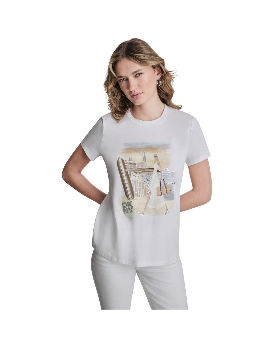 DKNY White T-Shirt