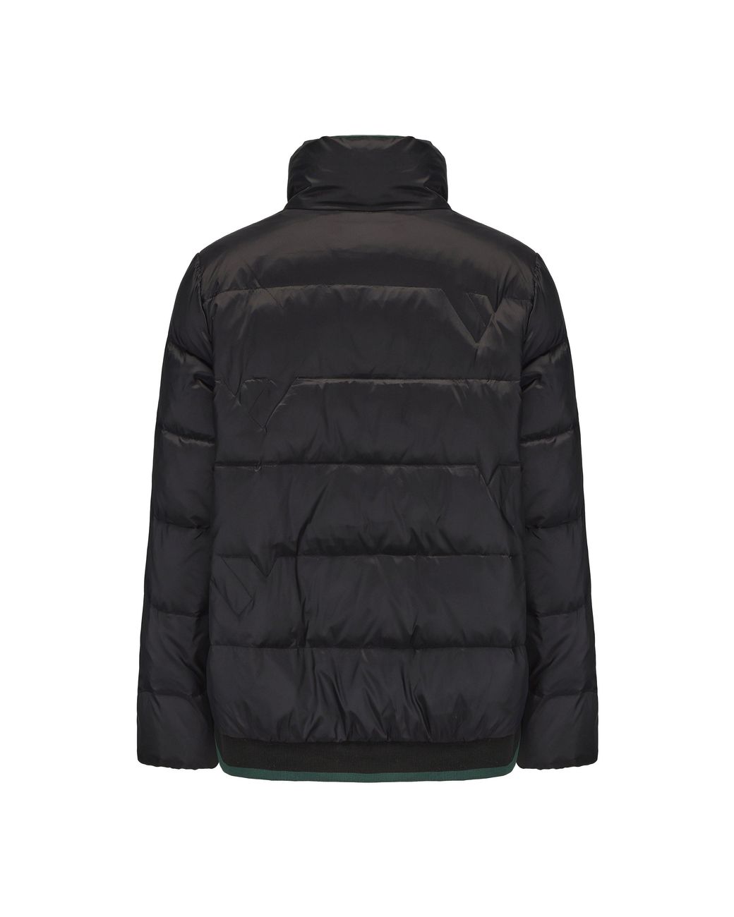 Firetrap Black Short Duck Down Funnel Neck Long Sleeve Down Jacket