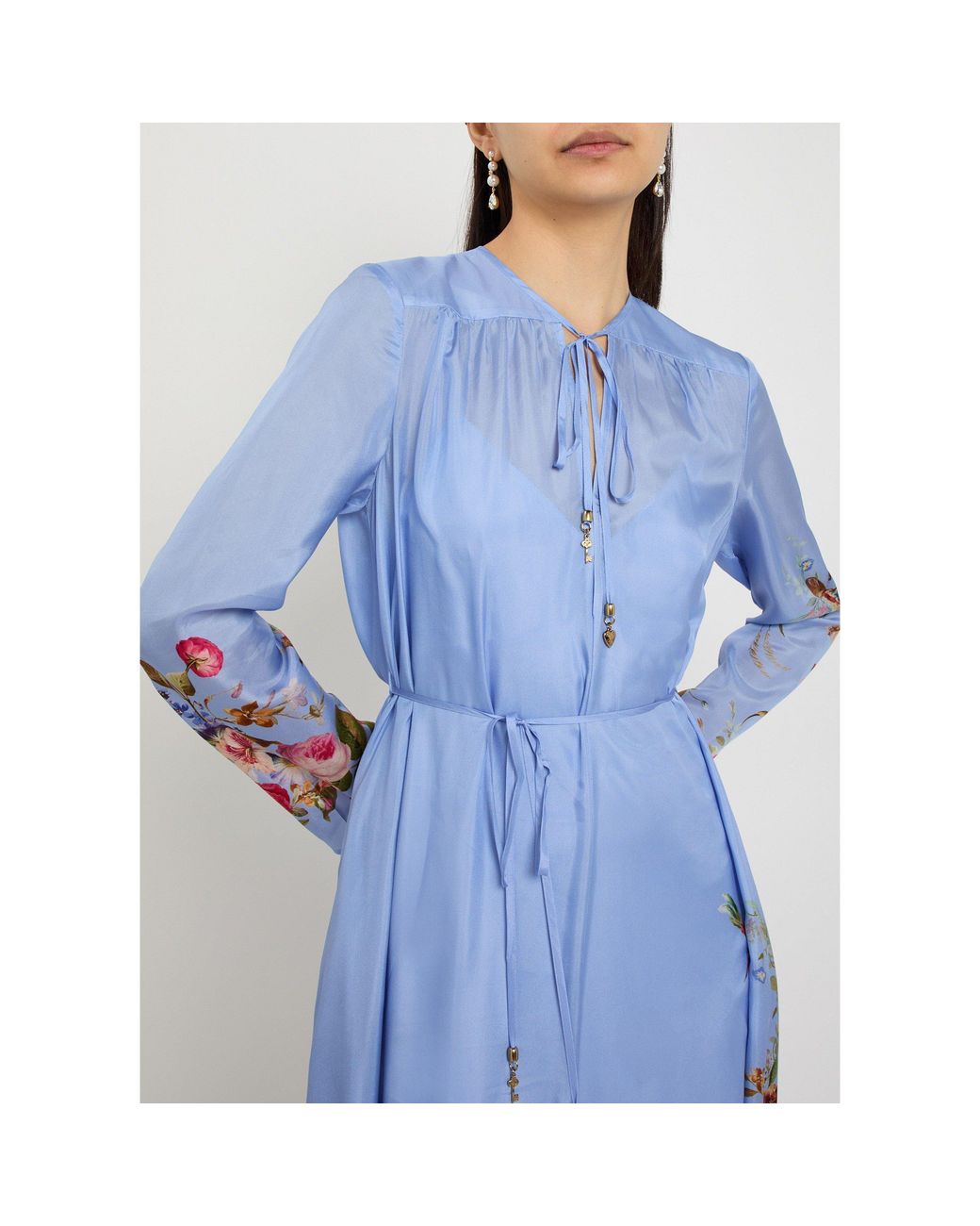 Zimmermann Blue Patience Maxi Dress
