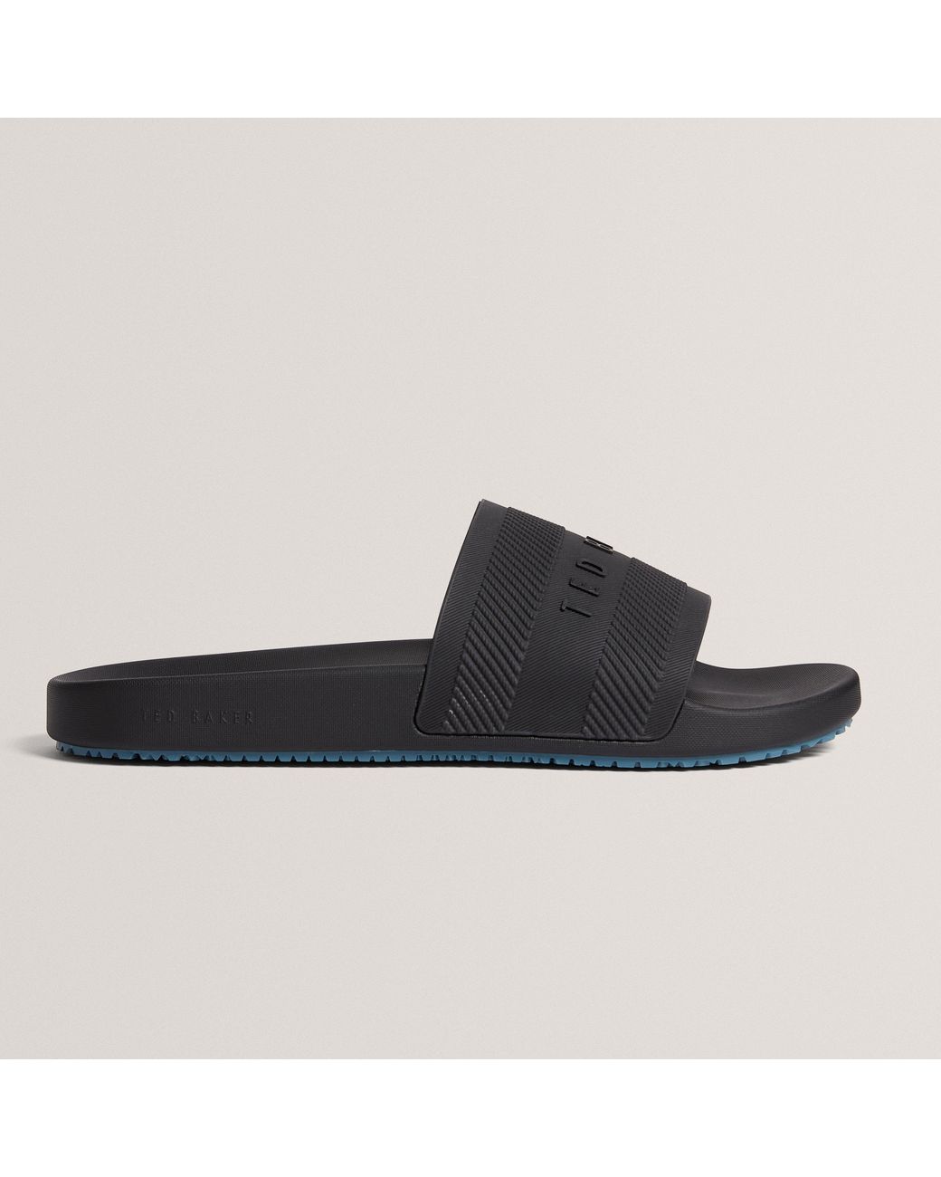 Ted Baker Black Pool Sliders for men